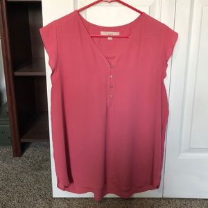 Loft Pink Button Shirt